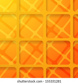 Orange square pattern