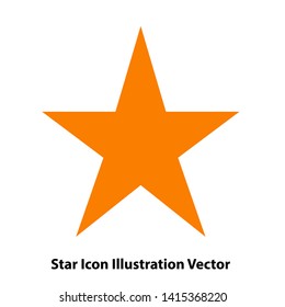 orange star icon illustration vector