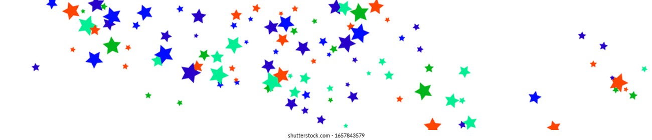 Orange Stars Poster. Indigo Texture Poster. Yellow Confetti Invitation. Green Starry Isolated. Summer Background. Christmas Background. Sparkling Modern. Celebration Background. 