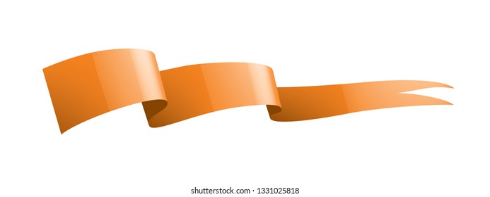 orange sticker on white background. Vector illustration
