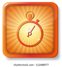 orange  stopwatch icon