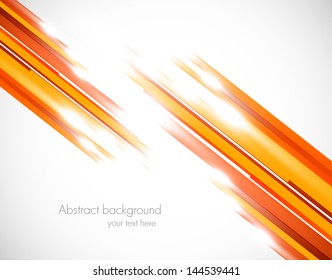 Orange Straight Lines