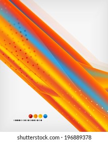 Líneas rectas naranjas fondo geométrico de negocios de alta tecnología