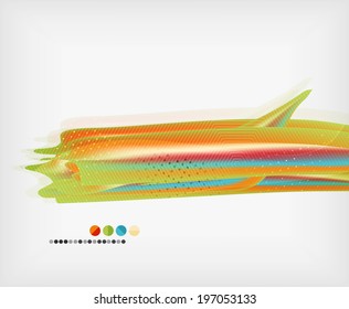 Orange straight lines geometric hi-tech business background