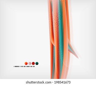 Orange straight lines geometric hi-tech business background