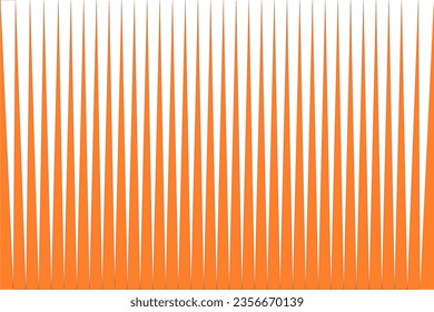 Orange straight lines with a pointed tip