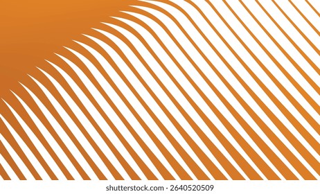 Orange Stripes Line Pattern Seamless Background for Modern Fabric Web and Graphic Design