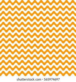 orange stripes. wavy lines of white color. abstract background. vector illustration.