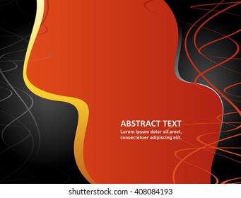 Orange style background
