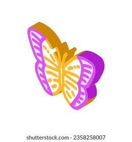 orange sulfur summer isometric icon vector. orange sulfur summer sign. isolated symbol illustration