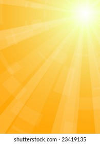 Orange sun