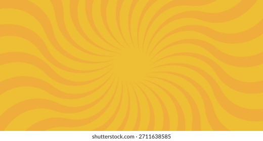 orangefarbene Sonnenstrahlen Hintergrund Designvorlage