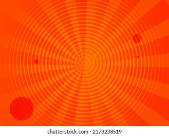orange sunburst background template celebrate