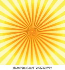 Orange sunburst background wallpaper design