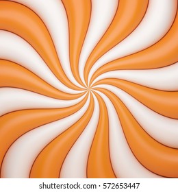 Orange sweet candy abstract background.