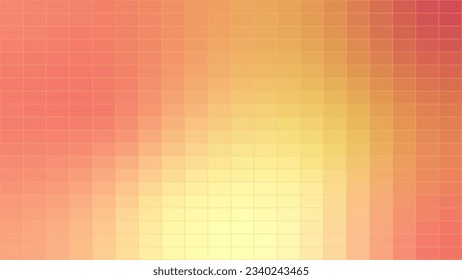 Orange Swimming Pool Mosaic Tile Abstract Texture Pattern Background. Vector