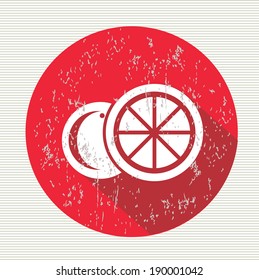 Orange symbol,vector