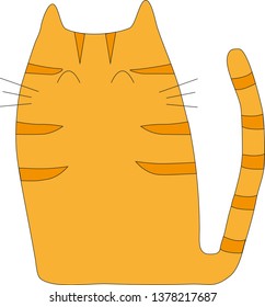 Orange tabby cat