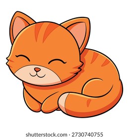 Orange tabby cat sleeping curled up orange cat sleeping cat