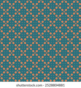 orange tablet dot pattern design on ocean background for notebook cover bed cover cushion cover diary cover and can be used for printable design