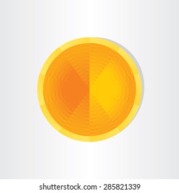 orange target abstract background design