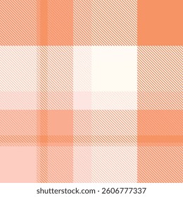 Orange Tartan Pattern Seamless. Sweet Checker Pattern for Shirt Printing,clothes, Dresses, Tablecloths, Blankets, Bedding, Paper,quilt,fabric and Other Textile Products.