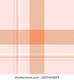 Orange Tartan Pattern Seamless. Sweet Checker Pattern for Shirt Printing,clothes, Dresses, Tablecloths, Blankets, Bedding, Paper,quilt,fabric and Other Textile Products.