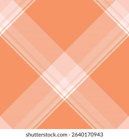 Orange Tartan Pattern Seamless. Sweet Checker Pattern for Shirt Printing,clothes, Dresses, Tablecloths, Blankets, Bedding, Paper,quilt,fabric and Other Textile Products.