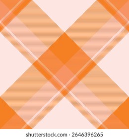 Orange Tartan Pattern Seamless. Sweet Checker Pattern for Shirt Printing,clothes, Dresses, Tablecloths, Blankets, Bedding, Paper,quilt,fabric and Other Textile Products.