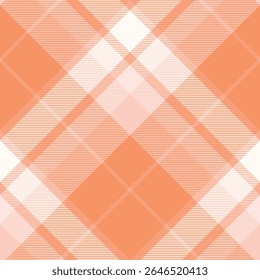 Orange Tartan Pattern Seamless. Sweet Checker Pattern for Shirt Printing,clothes, Dresses, Tablecloths, Blankets, Bedding, Paper,quilt,fabric and Other Textile Products.
