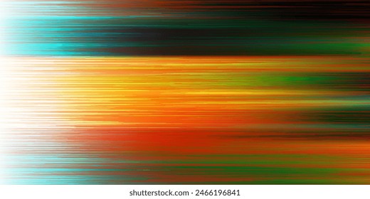 Orange teal green pink abstract grainy gradient background noise texture effect summer poster design	
