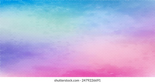 Orange teal green pink abstract grainy gradient background noise texture effect summer poster design	