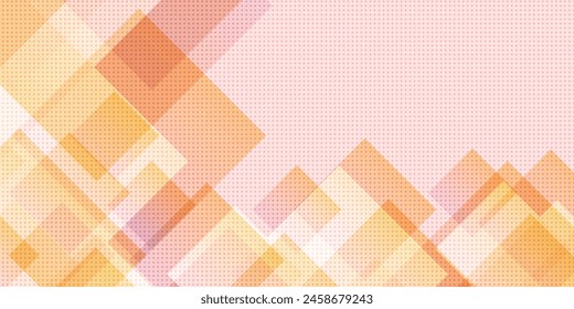 Orange Technology Business Pattern Background