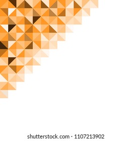 Orange template abstract background