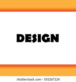 Orange template with black headline