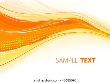 Orange Template Vector Stock Vector (Royalty Free) 48685090 | Shutterstock