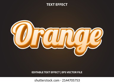orange text effect with gradient color for promotion.