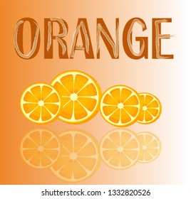 orange text and a series of illustrations