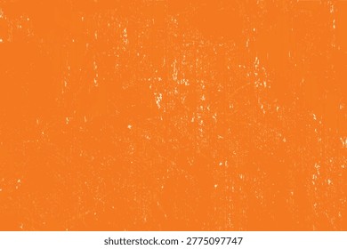 Orange texture background. grunge style looks rough, worn, scratched, peeling, dirty.