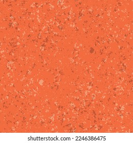 Orange Texture of textured grained paper. Craft paper. Vector illustration 