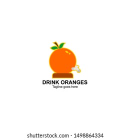 orange that form a water container with faucet