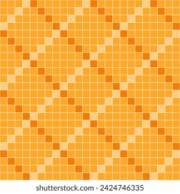 Orange tile background, Mosaic tile background, Tile background, Seamless pattern, Mosaic seamless pattern, Mosaic tiles texture or background. Bathroom wall tiles, swimming pool tiles.