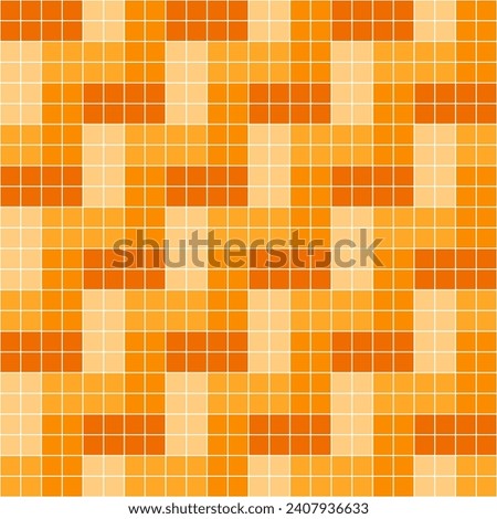 Orange tile background, Mosaic tile background, Tile background, Seamless pattern, Mosaic seamless pattern, Mosaic tiles texture or background. Bathroom wall tiles, swimming pool tiles.