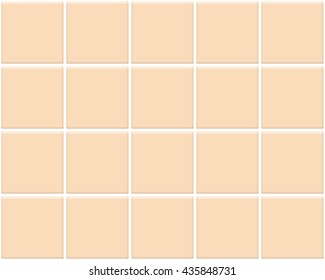 orange tile mock up
