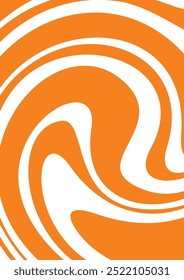 orange tone curved line pattern used as a background for graphic design.
