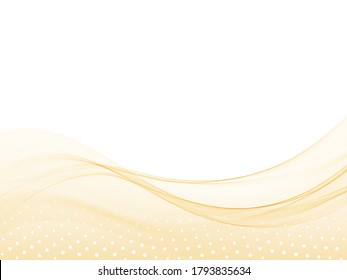 
Orange transparent smoky wave stream.Abstract wave background with halftones. - Shutterstock ID 1793835634