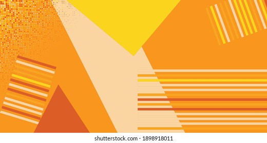 Orange triangle angle arrow overlap vector background on space for text and message artwork design