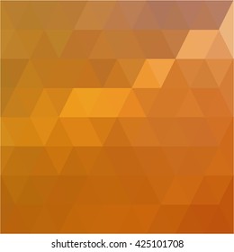 Orange triangle business background