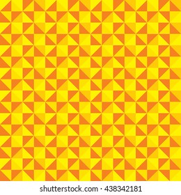 Orange triangle pattern
