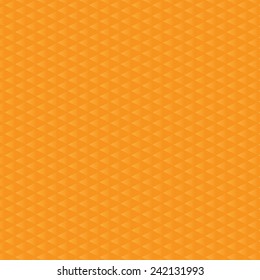 orange triangle pattern. Vector background. Geometric abstract texture 